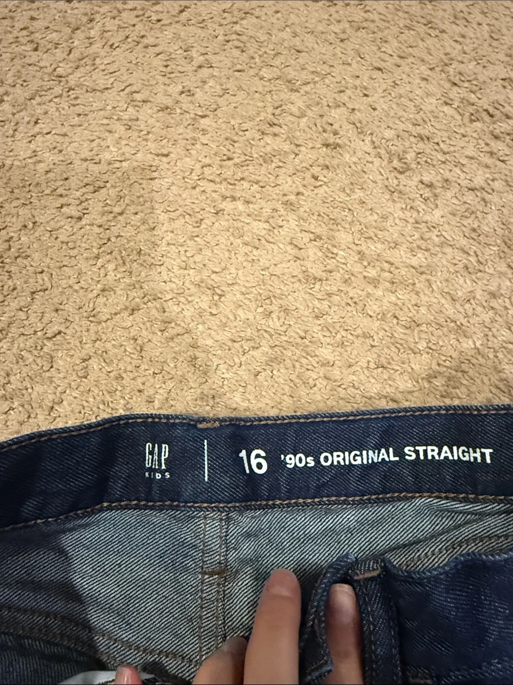 GAP Kids Indigo Straight-Leg Denim Jeans